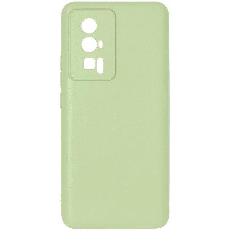Силиконовый чехол DF для Xiaomi Poco F5 Pro DF poCase-15 (light green)