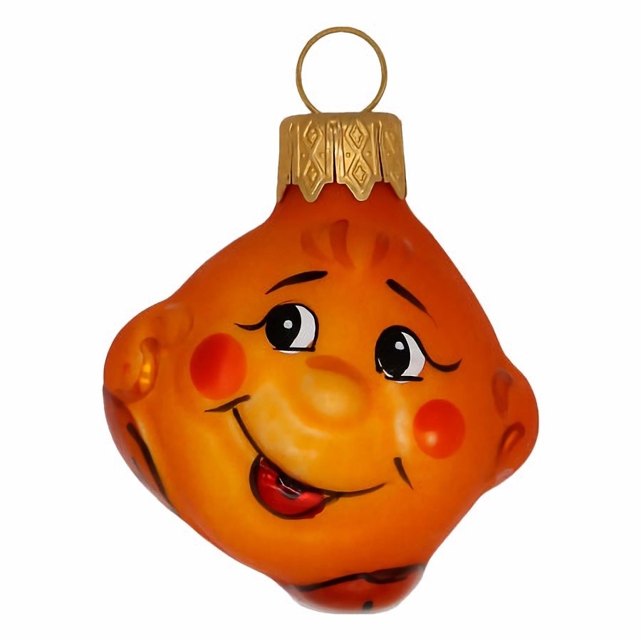 Ёлочное украшение "Колобок", в подарочной упаковке, h-7см ФУ-433