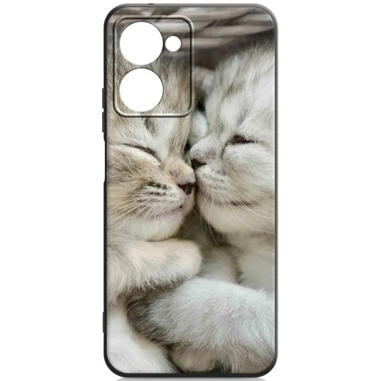 Силиконовый чехол DF для Realme 10 Pro (5G) DF rmCase-28 (black) Art120