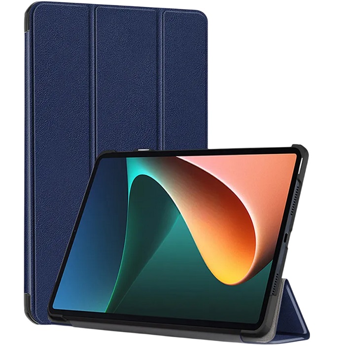 Чехол футляр-книга ZIBELINO для Xiaomi Redmi Pad Pro 2024/Poco Pad 2024 12.1" (синий)