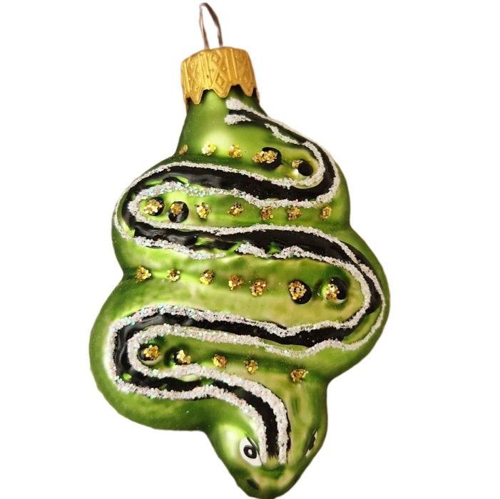 Ёлочное украшение "Анаконда"(Символ года), в подарочной упаковке, h-7 см