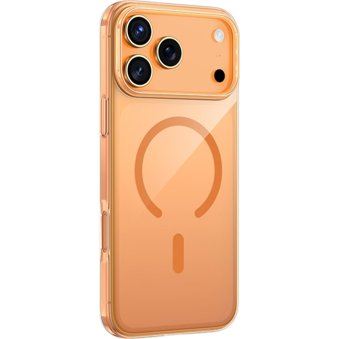 Задняя накладка KEEPHONE X-CRYSTAL Ultra SLIM MAGSAFE для iPhone 17 Pro Max, оранжевый