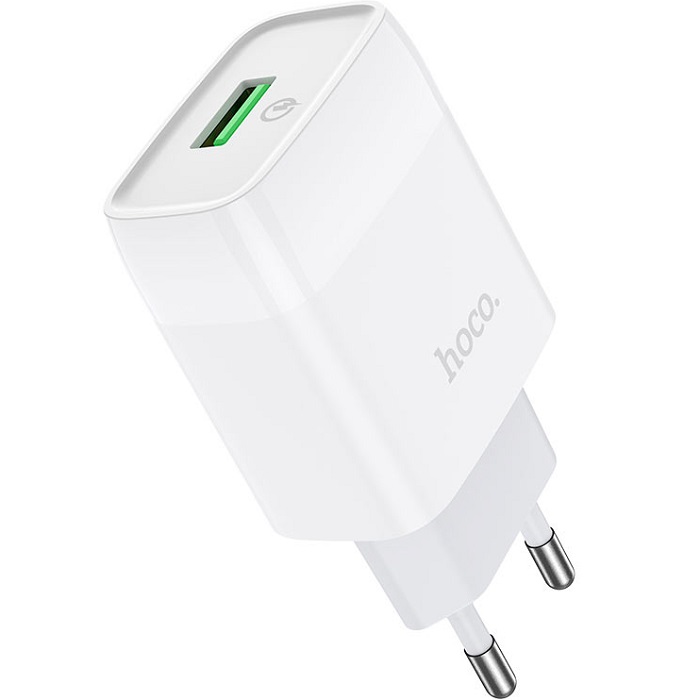 Сетевое ЗУ 1USB 3A HOCO C72Q, белый