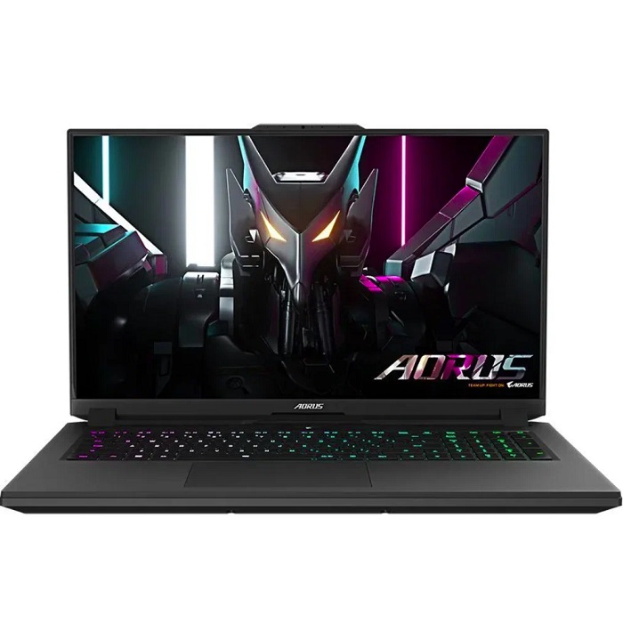 Ноутбук игровой 17.3" GIGABYTE Aorus 7 (Core i5-12500H/ 16GB/ SSD 512GB/ RTX 4050/ DOS) (9MF-E2KZ513SD), black