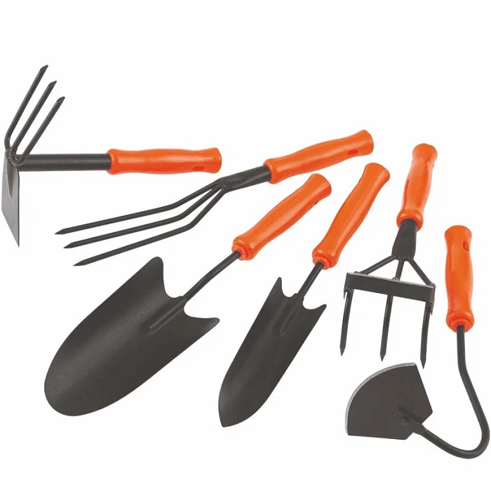 Набор садового инструмента, пластиковые рукоятки, 6 предметов// Palisad 629127