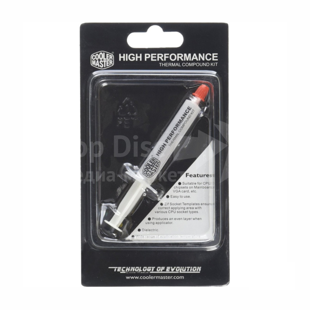 Термопаста Cooler Master Thermal Compound kit SC102 High Performance (HTK-002-U1-GP)