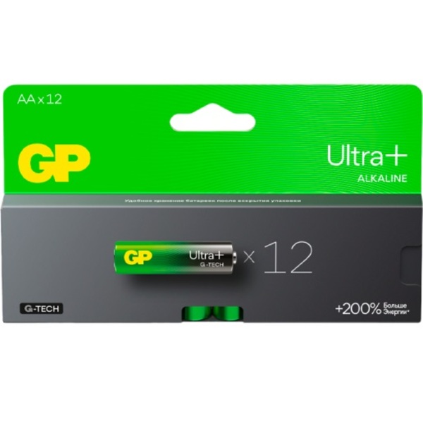 Элемент питания GP LR06 ULTRA PLUS G-tech BL-12 (12/96/768)