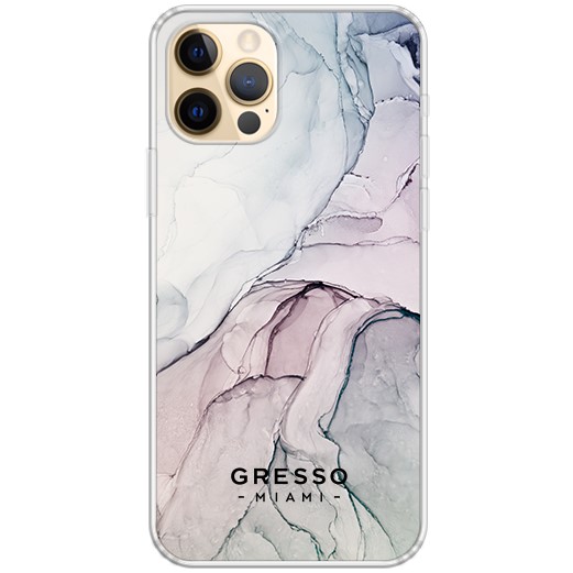 Задняя накладка GRESSO для iPhone 12 Pro Max. Коллекция "Skyfall". Модель "Silver".