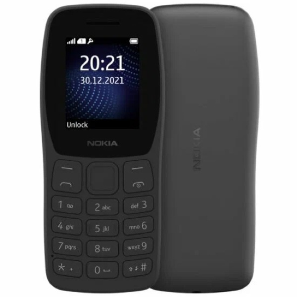Телефон NOKIA 105 TA-1423 SS угольный