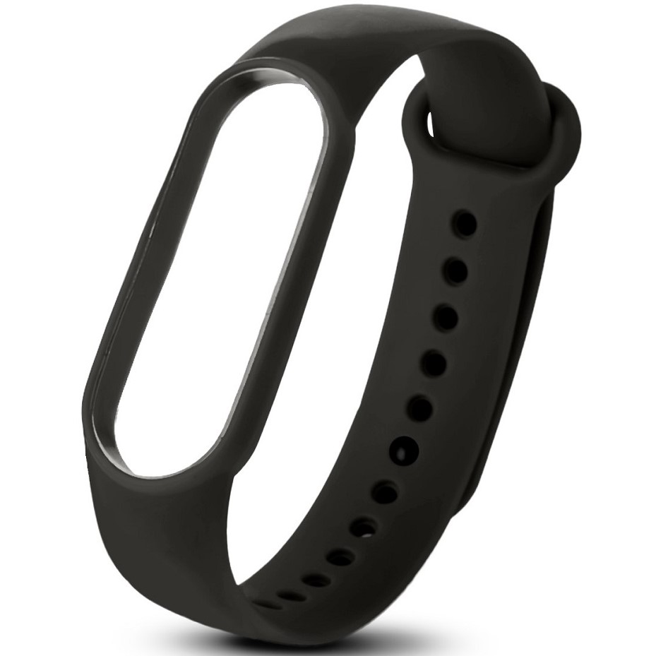 Силиконовый ремешок NONAME для Xiaomi Mi Band 5 Black