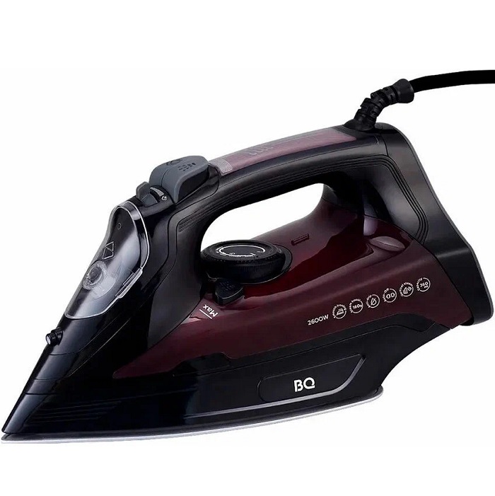 Утюг BQ SI1003 Черный-Винный Красный