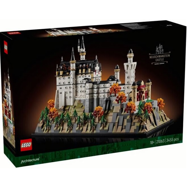 Конструктор LEGO Architecture 21063 Замок Нойшванштайн