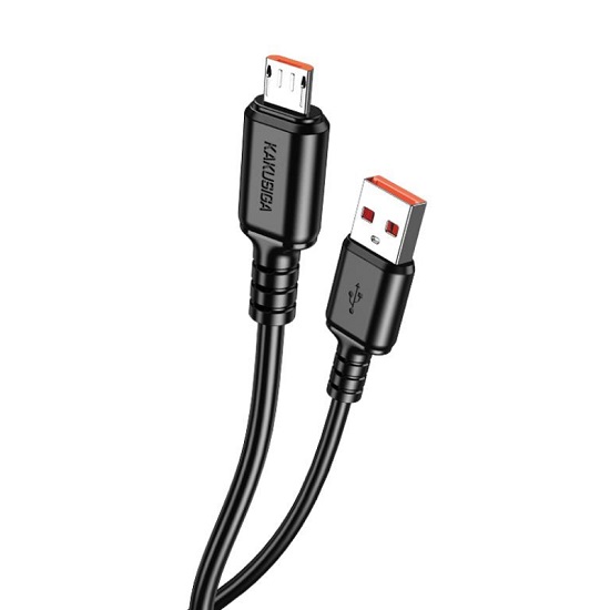 Кабель USB <--> microUSB  1.0м Kakusiga KSC-982 черный