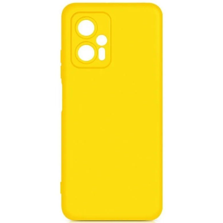 Силиконовый чехол DF для Xiaomi Redmi Note 12T Pro DF xiCase-90 (yellow)