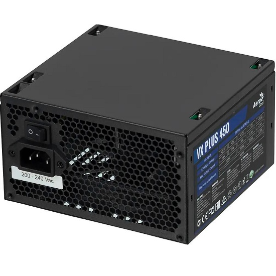 Блок питания 450W AEROCOOL VX-450 PLUS