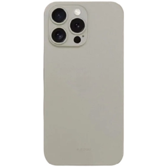 Задняя накладка KZDOOO Air Skin для iPhone 15 Pro Max Titanium