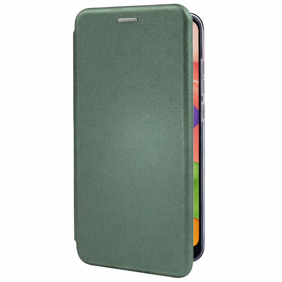 Чехол футляр-книга STYLISH для Honor 400 (2025) темно-зеленый
