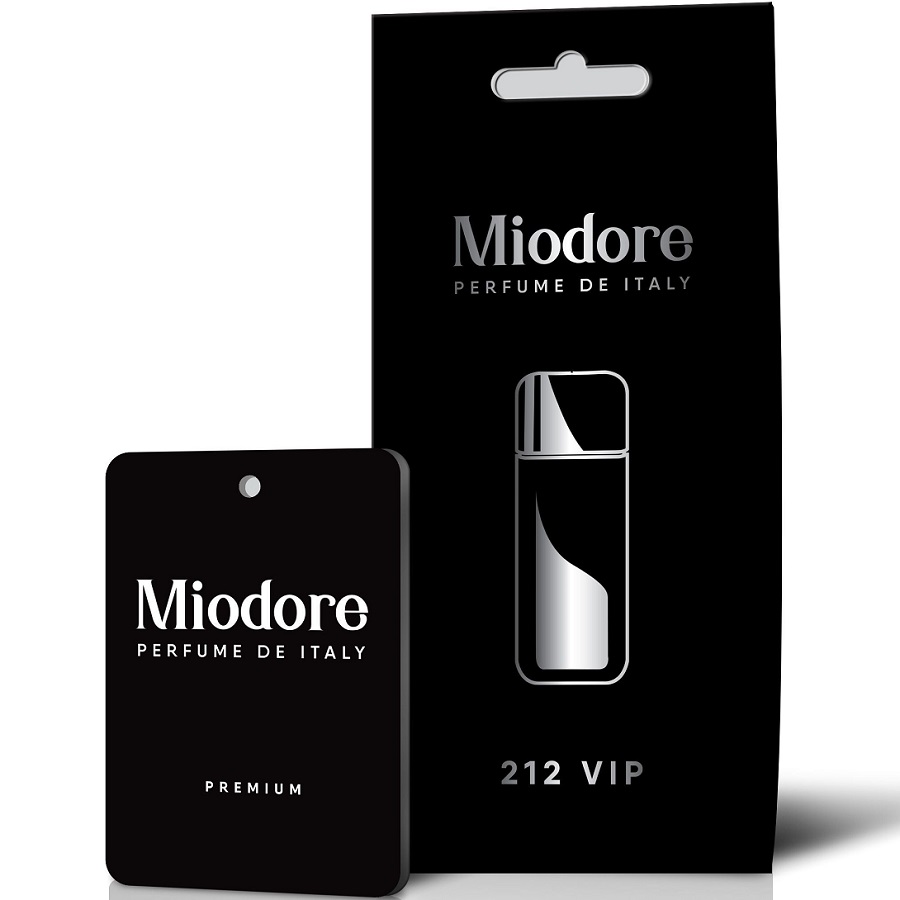 Ароматизатор MIODORE - Black afgano (подвесной картонный)
