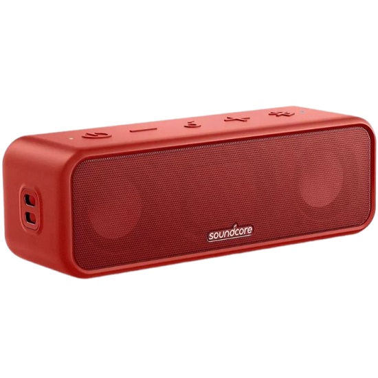 Колонка портативная Anker Soundcore 3, Красная, Bluetooth 16W
