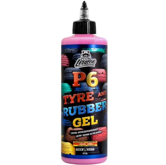 Гель-кондиционер для шин и резины LERATON P6 473мл