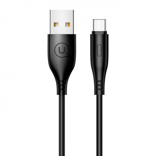 Кабель USB <--> Type-C  1.0м USAMS US-SJ267 U18 Round чёрный