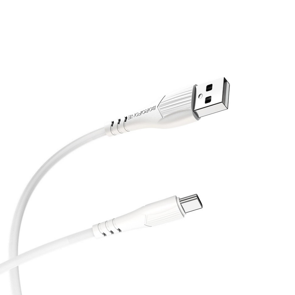 Кабель USB <--> Type-C  1.0м BOROFONE BX37 белый