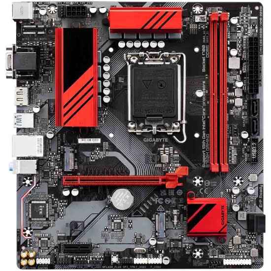 Материнская плата Gigabyte B760M GAMING, LGA 1700, Intel B760, 2xDDR5, 4xSATA, 2xM.2, 1xPCI-E 4.0 x16, 1xPCI-E x1, 1xHDMI, 1xDP, 1xVGA, 1x 2.5Gb LAN, 