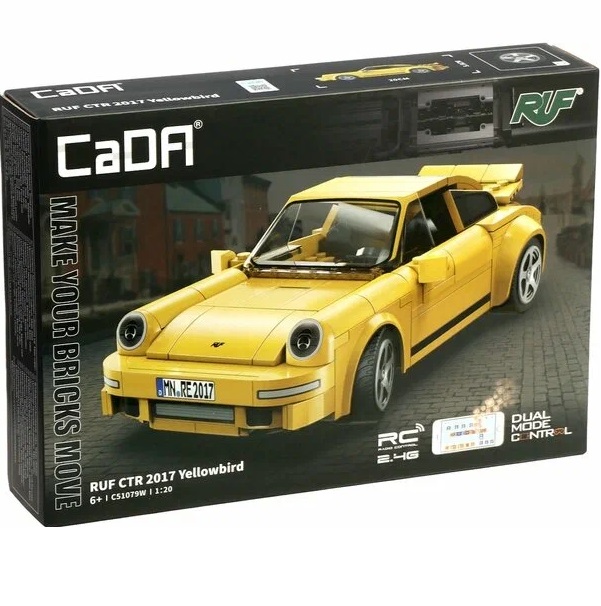 Конструктор CADA «Спорткар», радиоуправляемый, 1:20, 2 варианта управления, 222 д 10888284