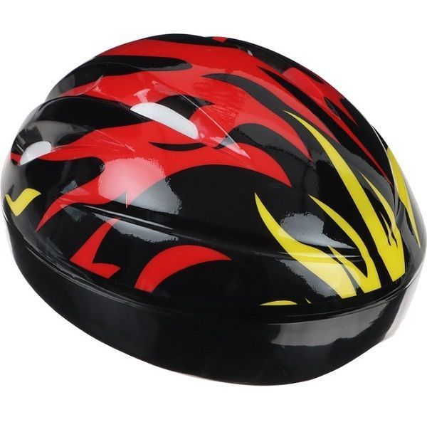 Шлем защитный детский OT-H6, размер S, обхват 52-54 см, цвет чёрный