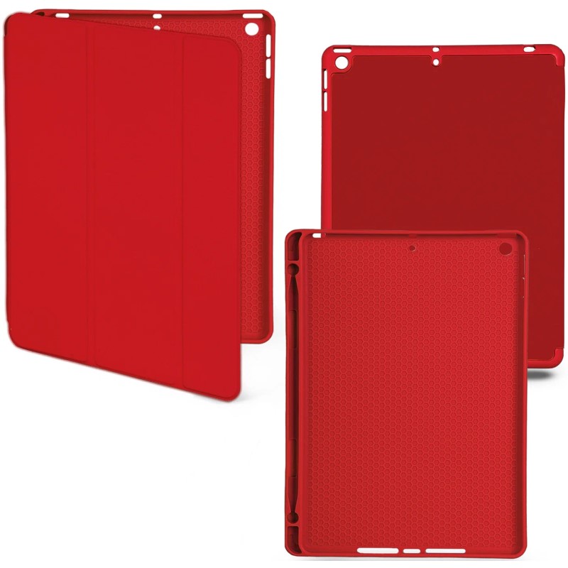 Чехол футляр-книга SMART CASE Pencil для iPad 10.2 (2019/2020/2021) Red №3