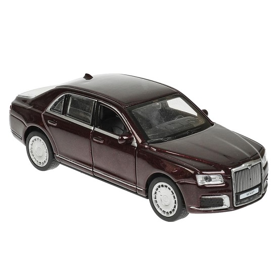 Машина металл свет-звук АУРУС СЕНАТ 13,5 см, инерц, черный Технопарк 392038