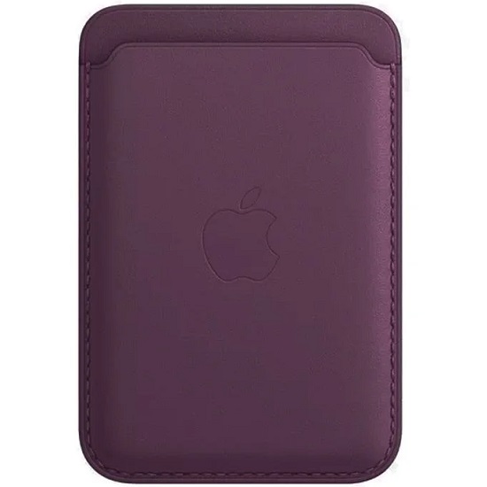 Кошелек для карт MagSafe Silicone Wallet для Apple iPhone Баклажановый