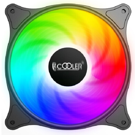 Вентилятор PCCooler FX-120-3 черный, 120 мм, 1200 об/мин, 18 дБ, 3 pin