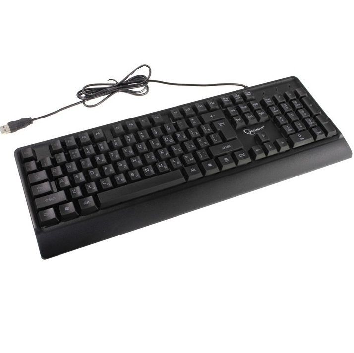 Клавиатура GEMBIRD KB-220L черная, USB