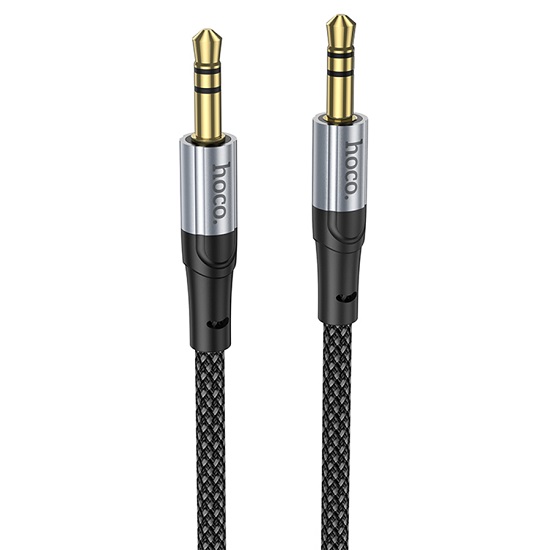 Кабель Jack 3.5 <--> Jack 3.5  1.0м HOCO UPA26, Fresh, чёрный