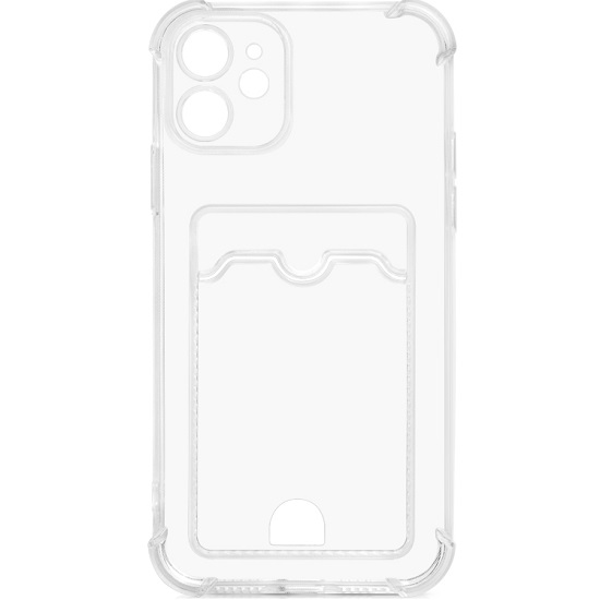 Силиконовый чехол DF для iPhone 11 DF iCardCase-01 с отделением для карты