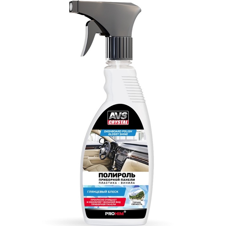 Полироль пластика AVS AVK-906 "Горная свежесть" глянцевый (триггер) 500мл