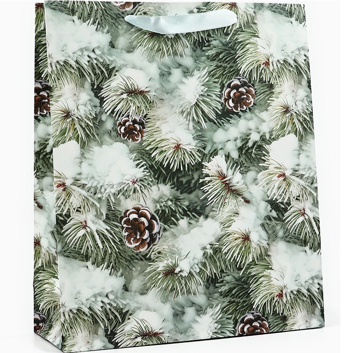 Пакет «Зимняя ель», M 26 х 30 х 9 см 10348942