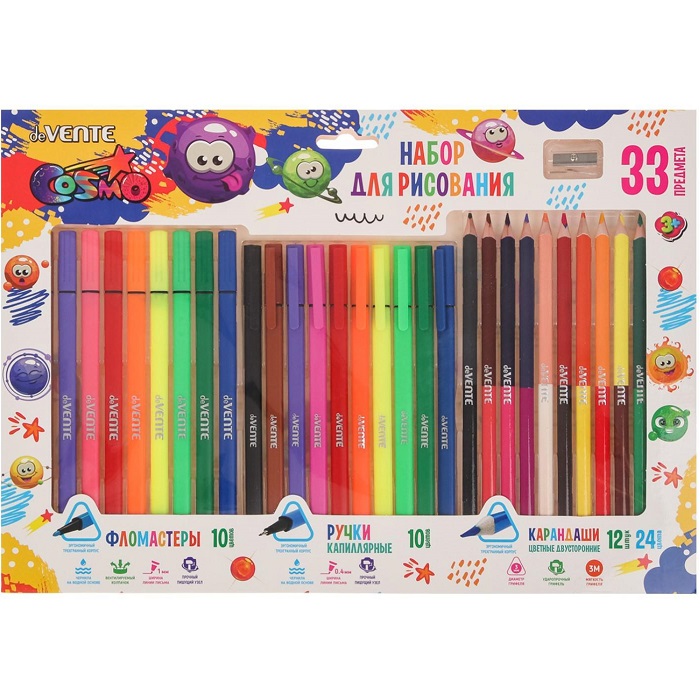 Набор для рисования подарочный "deVENTE. Trio" 33 предмета 5572671