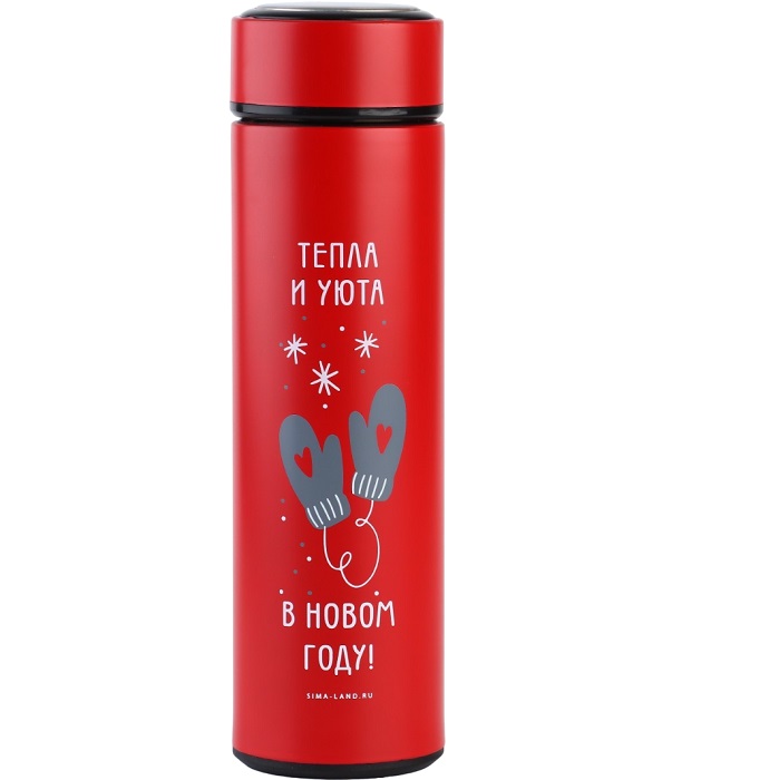 Термос с шапочкой «Тепла и уюта», 500 мл 10474382
