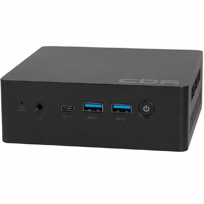 Мини-ПК CBR MiniPC-SMCR-DT02(Intel N150/16Gb  DDR4/512Gb SSD PCIe / W11Pro /RJ45*1, HDMI*2,  USB-A*4, USB Type-C *1 3.5mm Combo Jack, RJ-45, 124.5*112
