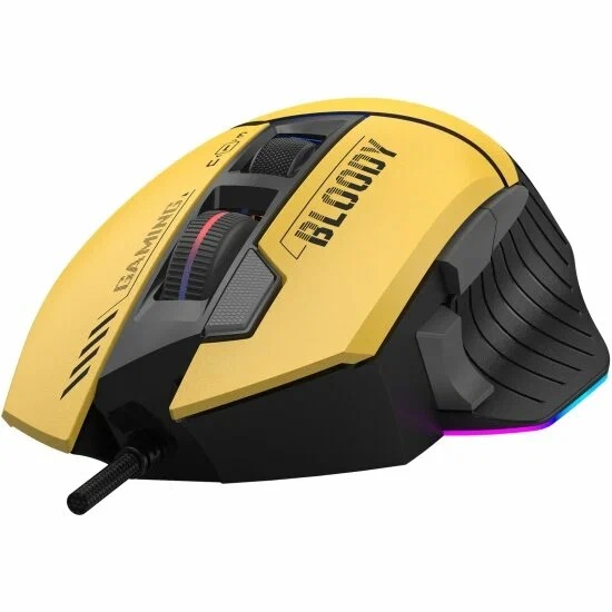Мышь A4TECH Bloody W95 Max Sports желтый/серый