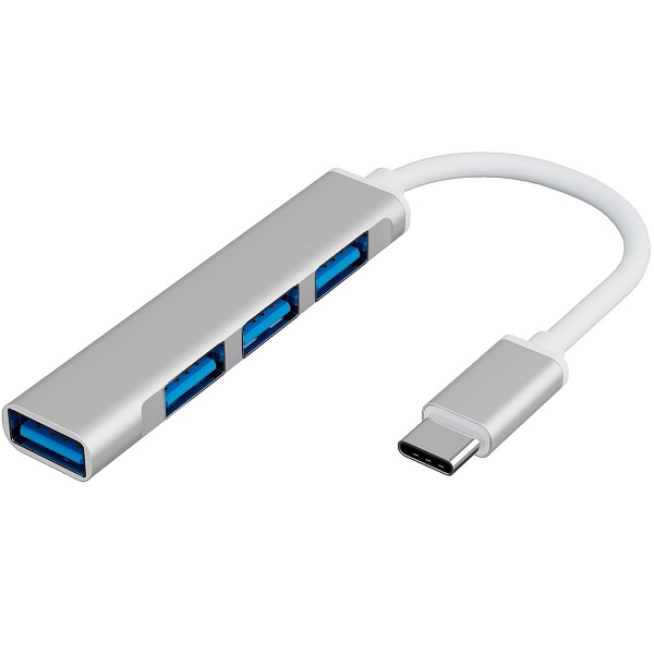 USB-Хаб Gsmin BT-8 4USB серебристый