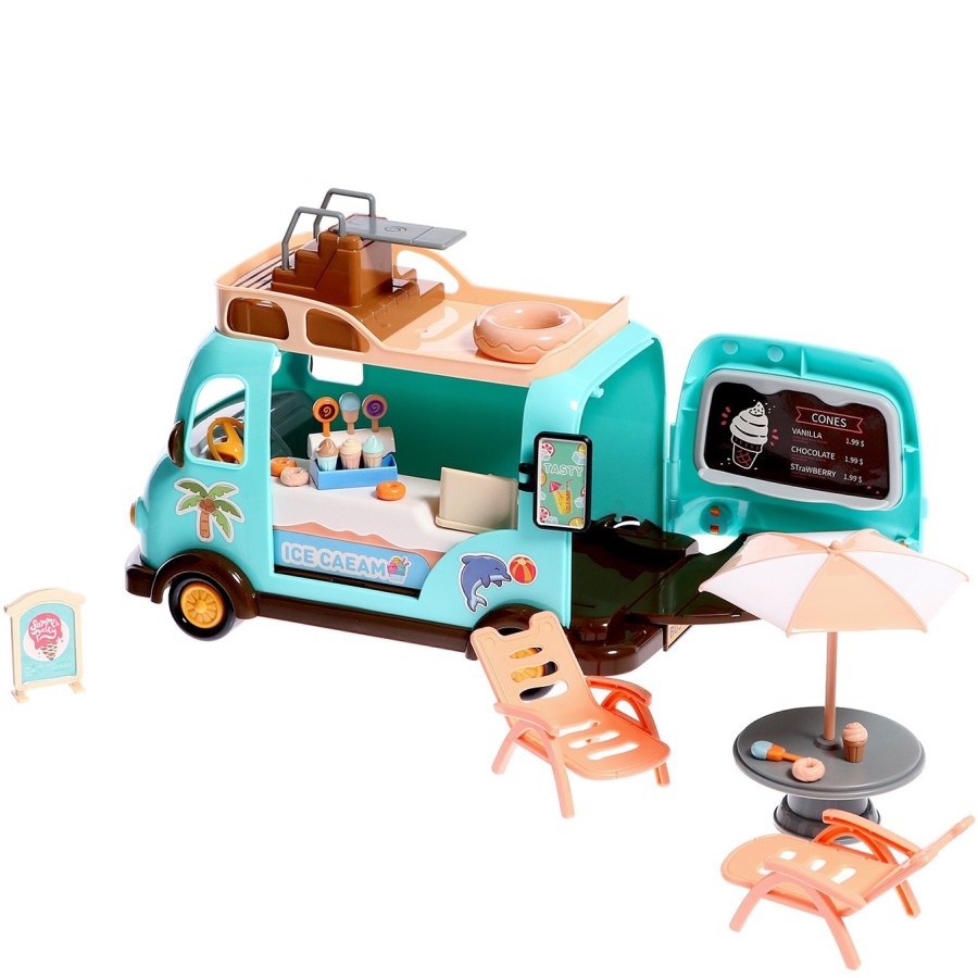 Дом на колесах для зверей "Путешествие", цвет голубой   9936248