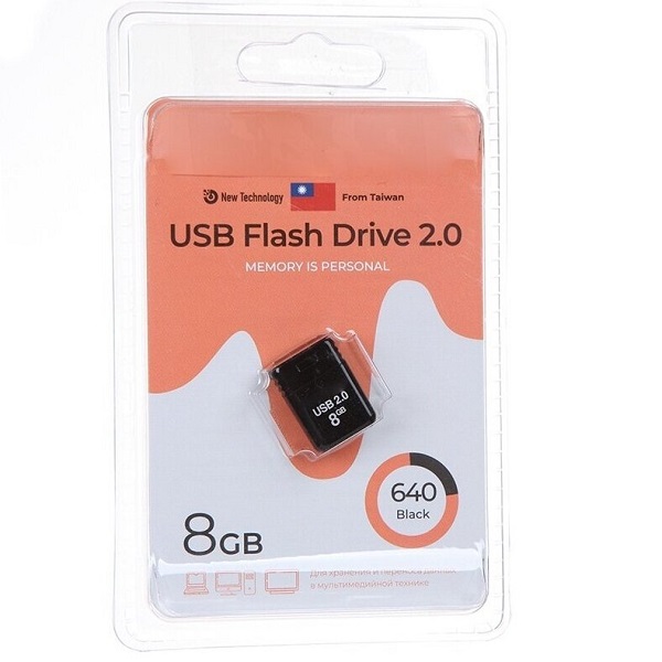 USB  8Gb EXPLOYD 640 чёрный
