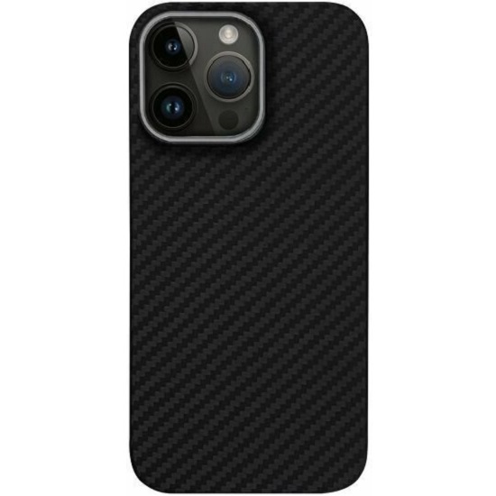 Силиконовый чехол KZDOO для iPhone 15 Pro Max Kevlar Black