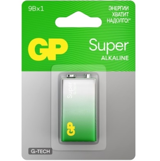Элемент питания GP 6LR61 Super G-Tech BL-1 (604AA21-5CRSBC1 )