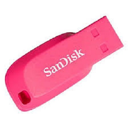 USB 64Gb SanDisk CZ50 Cruzer Blade розовый