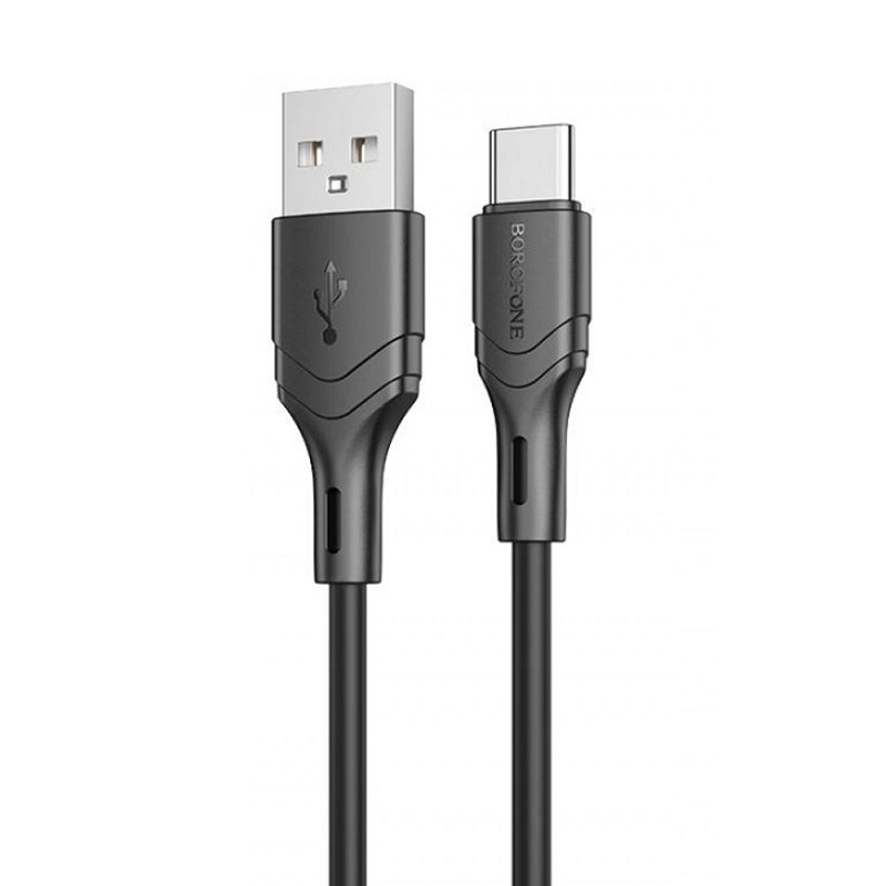 Кабель USB <--> Type-C  1.0м BOFOFONE BX99 silicone черный