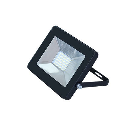 Прожектор светодиодный ECOLA Projector 20W/4200K/IP65  черный (146x102x17)